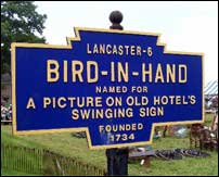 Village of Bird-in-Hand, Lancaster County PA